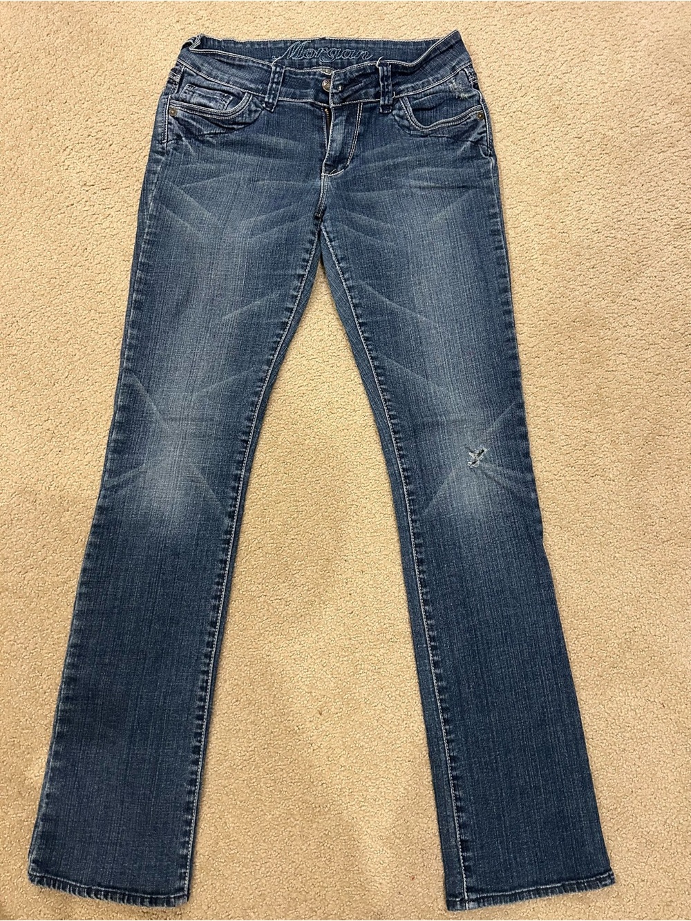 dELiA*s Dark Blue Flare Jeans